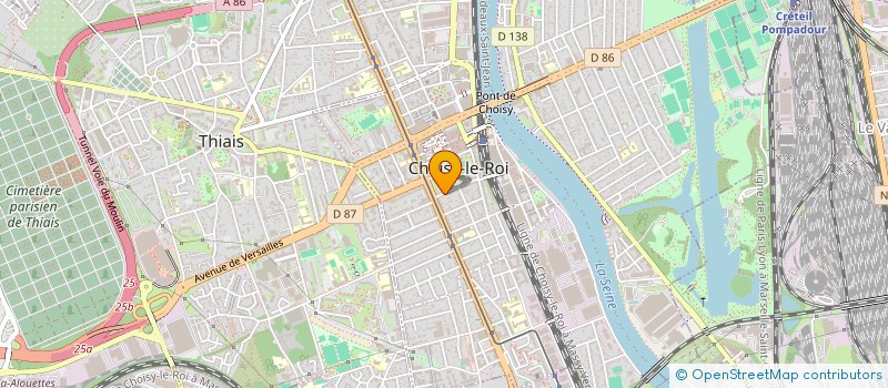 localisation de l'entreprise ASSOCIATION REGIONALE DES CITES DES METIERS D'ILE DE FRANCE à CHOISY-LE-ROI