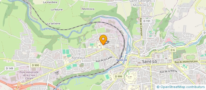 localisation de l'entreprise ASSOCIATION REGIONALE DES DIRECTEURS DE CENTRE DE FORMATION D'APPRENTIS DE LA REGION BASSE NORMANDIE  ARDIR BAS NORMANDE  AGNEAUX