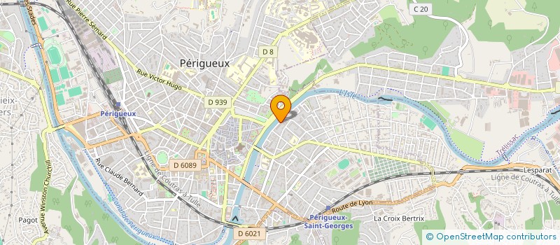 localisation de l'entreprise ASSOCIATION REGIONALE DES FEDERATIONS DE PECHE ET DE PROTECTION DU MILIEU AQUATIQUE DE NOUVELLE AQUITAINE  PERIGUEUX