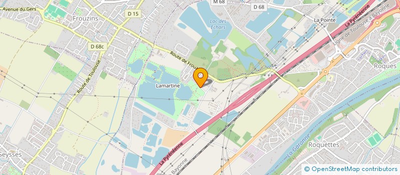 localisation de l'entreprise ASSOCIATION REGIONALE DES FEDERATIONS DEPARTEMENTALES DE PECHE ET DE PROTECTION DU MILIEU AQUATIQUE DE LA REGION OCCITAN  ROQUES