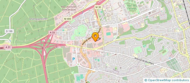 localisation de l'entreprise ASSOCIATION REGIONALE DES POINTS ACCUEIL INSTALLATION DU GRAND EST  LAXOU