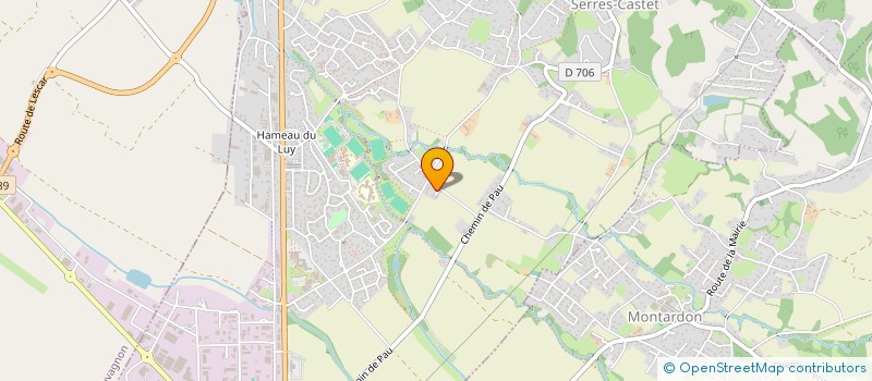 localisation de l'entreprise ASSOCIATION REGIONALE EQUITATION WESTERN AQUITAINE  MONTARDON