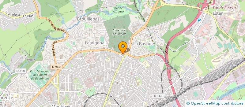 localisation de l'entreprise ASSOCIATION REGIONALE OVINE NOUVELLE AQUITAINE  LIMOGES