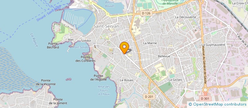 localisation de l'entreprise ASSOCIATION REGIONALE PETITE ENFANCE  SAINT-MALO