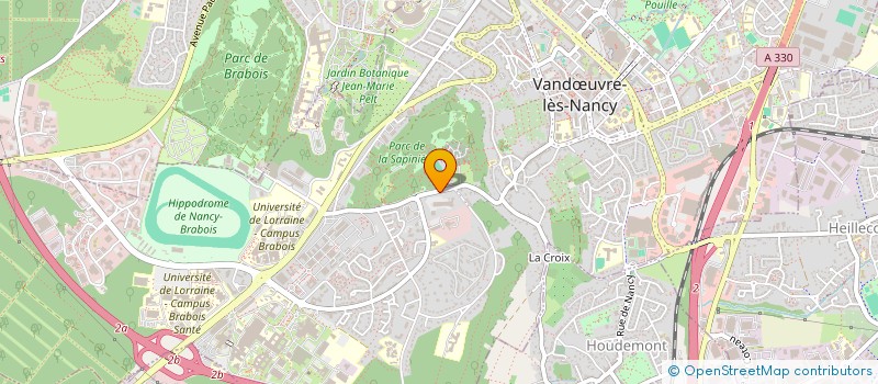 localisation de l'entreprise ASSOCIATION REGIONALE POUR L'ETUDE DE LA SECURITE SOCIALE LORRAINE-CHAMPAGNE-ARDENNE  VANDUVRE-LES-NANCY