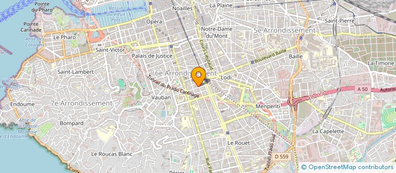 localisation de l'entreprise ASSOCIATION REGIONALE POUR L INTEGRATION  MARSEILLE
