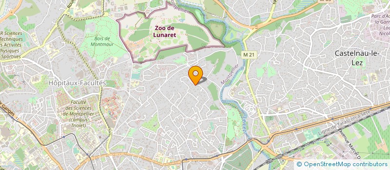 localisation de l'entreprise ASSOCIATION REGIONALE POUR L'INTEGRATION ET L'EDUCATION DES DEFICIENTS AUDITIFS - OCCITANIE à MONTPELLIER