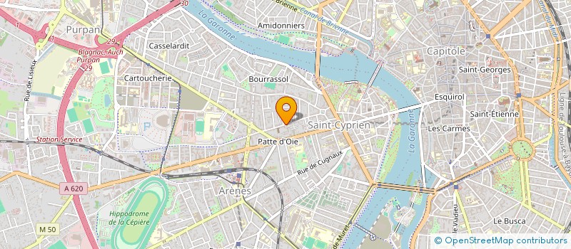 localisation de l'entreprise ASSOCIATION REGIONALE SOCIO-EDUCATIVE ET JUDICIAIRE  TOULOUSE