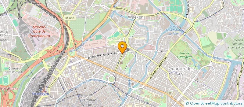 localisation de l'entreprise ASSOCIATION REGIONS FRANCAISES GRAND EST à STRASBOURG