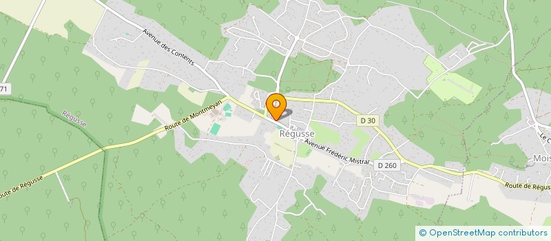 localisation de l'entreprise ASSOCIATION REGUSSE RECREATION à REGUSSE