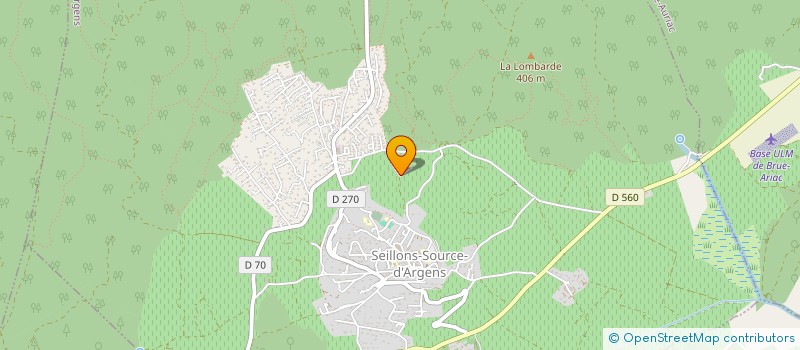 localisation de l'entreprise ASSOCIATION REJOICE EVENT  SEILLONS-SOURCE-D'ARGENS