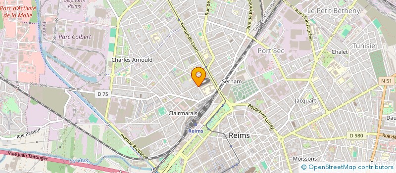 localisation de l'entreprise ASSOCIATION RELAIS à REIMS