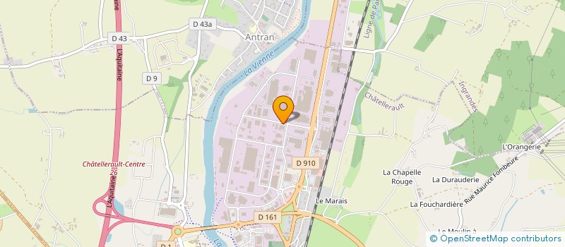 localisation de l'entreprise ASSOCIATION RELAIS à CHATELLERAULT