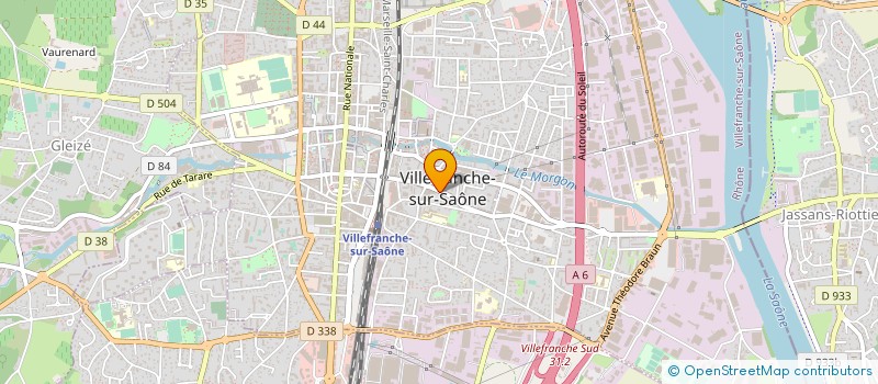 localisation de l'entreprise ASSOCIATION RELAIS  VILLEFRANCHE-SUR-SAONE