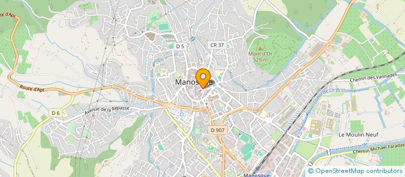localisation de l'entreprise ASSOCIATION RELAIS DE NUIT à MANOSQUE