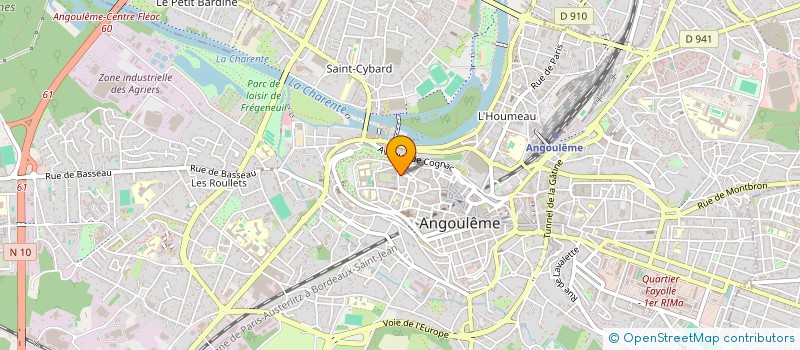 localisation de l'entreprise ASSOCIATION RELIANSE à ANGOULEME