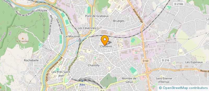 localisation de l'entreprise ASSOCIATION RELIEF VIDEO  ALES