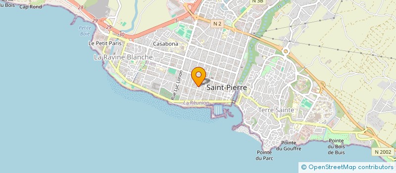 localisation de l'entreprise ASSOCIATION RELIGIEUSE CULTURELLE ET OMNISPORTS DE LA DEESSE KARLY DE ST PIERRE à SAINT-PIERRE