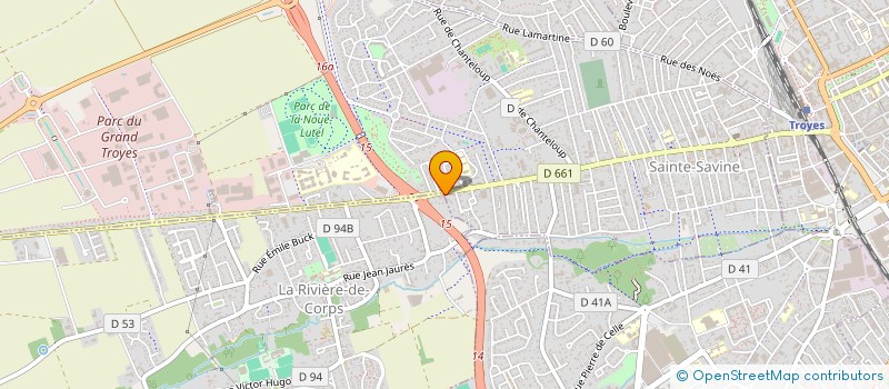 localisation de l'entreprise ASSOCIATION RELIGIEUSE ET CULTURELLE DE LA COMMUNAUTE MUSULMANE DU DEPARTEMENT DE L'AUBE SOUFIS DERVICHE  SAINTE SAVINE