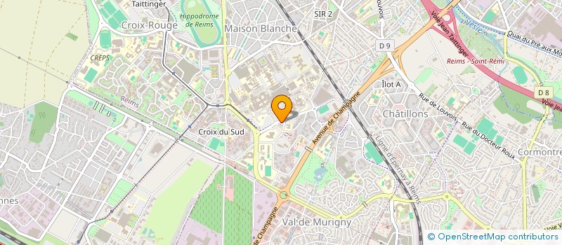 localisation de l'entreprise ASSOCIATION REMOISE DE MEDECINE INTENSIVE REANIMATION  REIMS