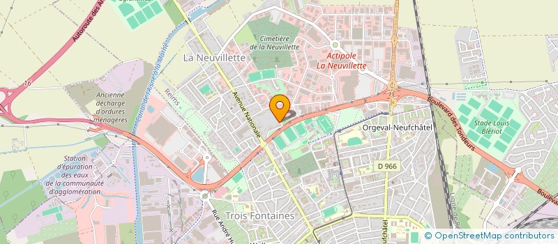 localisation de l'entreprise ASSOCIATION REMOISE DES ELUS EN MEDECINE ET MAIETIQUE  REIMS