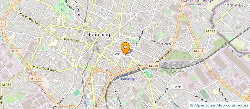 localisation de l'entreprise ASSOCIATION REMY ET CELESTINE POUR L'AGRICULTURE DURABLE  TOURCOING