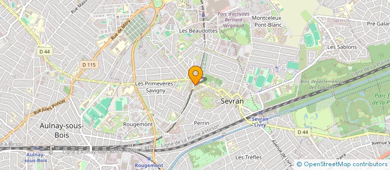 localisation de l'entreprise ASSOCIATION RENAISSANCE à SEVRAN
