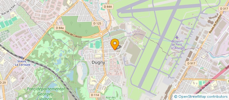 localisation de l'entreprise ASSOCIATION RENCONTRE ENTRAIDE ET DEVELOPPEMENT  DUGNY