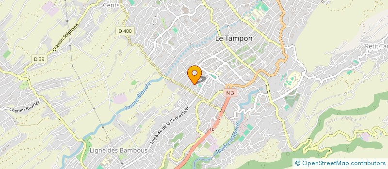 localisation de l'entreprise ASSOCIATION RENCONTRE INTERGENERATIONNELLE SENIORS ET AIDANTS  LE TAMPON