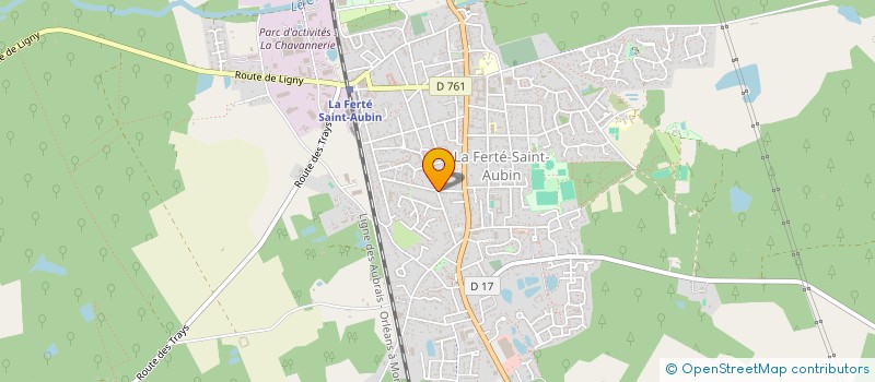 localisation de l'entreprise ASSOCIATION RENCONTRES à LA FERTE-SAINT-AUBIN