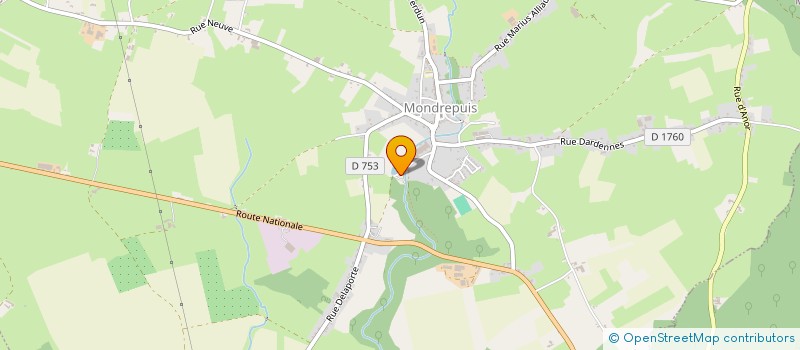 localisation de l'entreprise ASSOCIATION RENCONTRES CULTURELLES A MONDREPUIS 02  MONDREPUIS