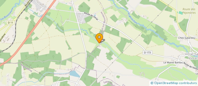 localisation de l'entreprise ASSOCIATION RENCONTRES ET CREATIVITE  LES PINS