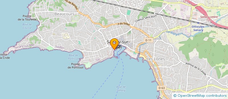 localisation de l'entreprise ASSOCIATION RENCONTRES ET ECHANGES à SANARY-SUR-MER