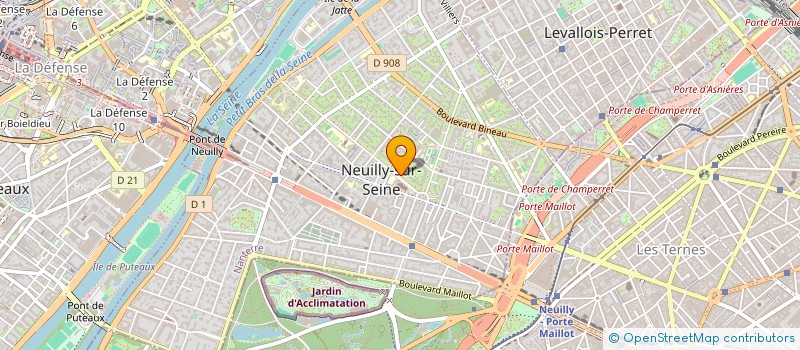 localisation de l'entreprise ASSOCIATION RENE FONCK à NEUILLY-SUR-SEINE