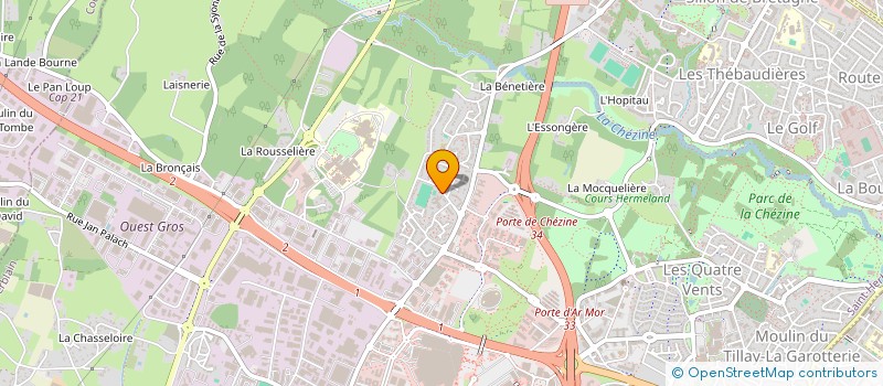 localisation de l'entreprise ASSOCIATION RENE GUY CADOU  SAINT-HERBLAIN