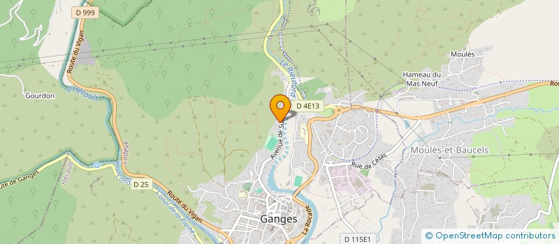 localisation de l'entreprise ASSOCIATION RENEGOUSES  GANGES