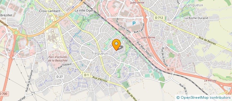 localisation de l'entreprise ASSOCIATION RENNES OPHTALMOLOGIE à TREGUEUX