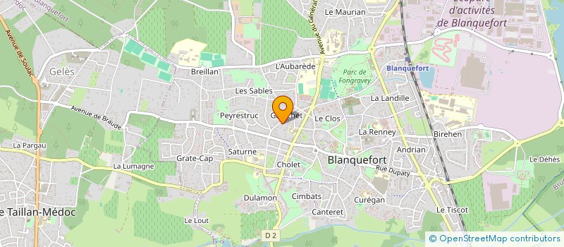 localisation de l'entreprise ASSOCIATION RENOUVEAU à BLANQUEFORT