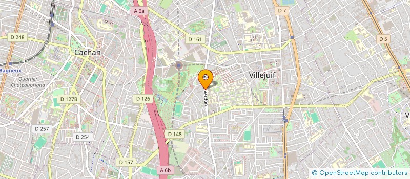 localisation de l'entreprise ASSOCIATION RENOUVEAU  VILLEJUIF