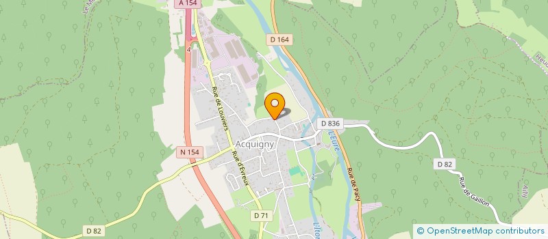 localisation de l'entreprise ASSOCIATION RENOUVEAU CARMF  ACQUIGNY