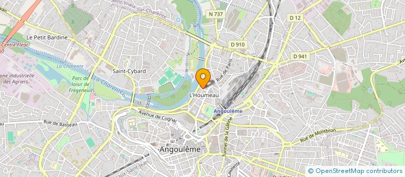 localisation de l'entreprise ASSOCIATION RENOUVEAU SECTEUR L HOUMEAU à ANGOULEME