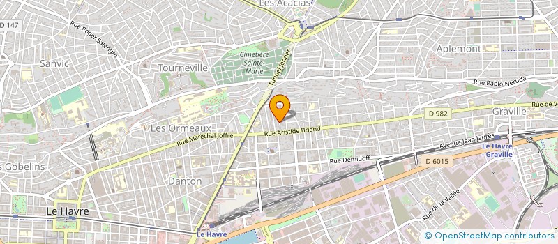 localisation de l'entreprise ASSOCIATION REPARTIR  LE HAVRE