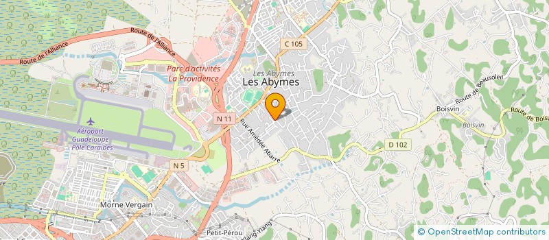 localisation de l'entreprise ASSOCIATION REPASS'FLASH à LES ABYMES