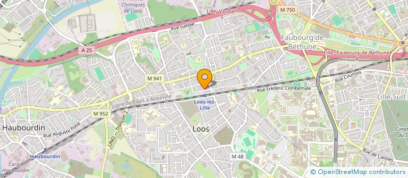 localisation de l'entreprise ASSOCIATION REPER'AGE  LOOS