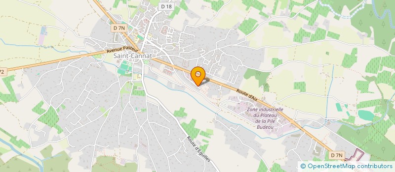 localisation de l'entreprise ASSOCIATION REPUBLICAINE DES ANCIENS COMBATTANTS ET VICTIMES DE GUERRE ET DES COMBATTANTS POUR L'AMITIE LA SOLIDARITE  SAINT-CANNAT