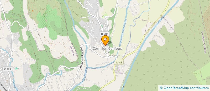 localisation de l'entreprise ASSOCIATION REPUBLICAINE DES ANCIENS COMBATTANTS ET VICTIMES DE GUERRE ET DES COMBATTANTS POUR L AMITIE LA SOLIDARITE LA à CORNILLON-CONFOUX