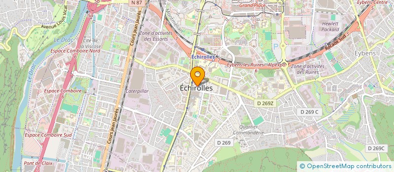 localisation de l'entreprise ASSOCIATION REPUBLICAINE DES ANCIENS COMBATTANTS ET VICTIMES DE GUERRE, SECTION D'ECHIROLLES  ECHIROLLES