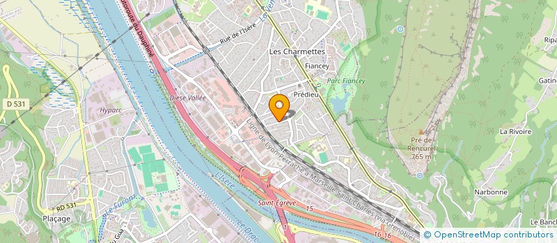 localisation de l'entreprise ASSOCIATION REPUBLICAINE DES ANCIENS COMBATTANTS ET VICTIMES DE GUERRE SECTION DE SAINT-EGREVE  SAINT-EGREVE