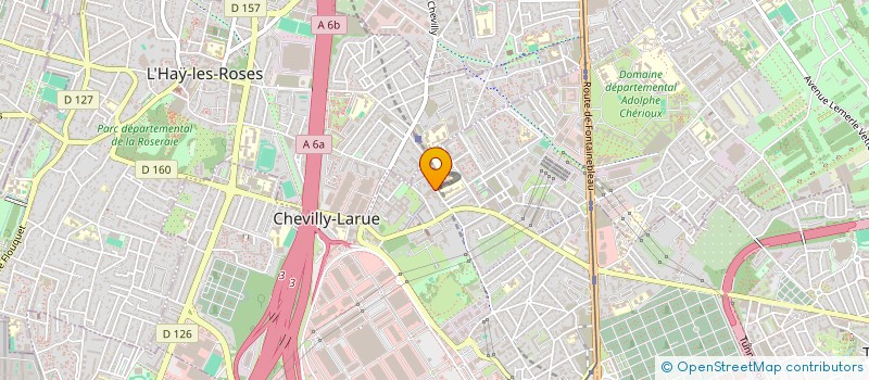 localisation de l'entreprise ASSOCIATION REPUBLICAINE DES ANCIENS COMBATTANTS SECTION CHEVILLY  CHEVILLY-LARUE