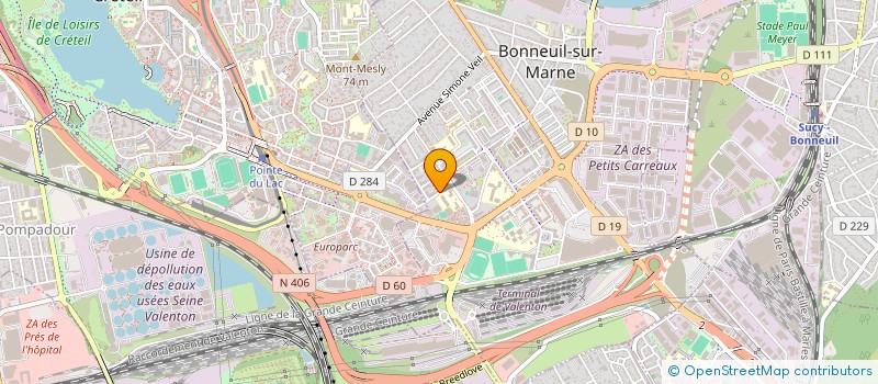 localisation de l'entreprise ASSOCIATION REPUBLICAINE DES COMBATTANTS POUR L'AMITIE, LA SOLIDARITE, LA MEMOIRE, L'ANTIFASCISME ET LA PAIX-SECTION DE  BONNEUIL-SUR-MARNE